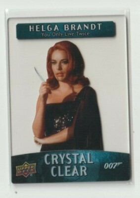 James Bond Villains and Henchmen Crystal Clear Trading Card #CC31 Helga Brandt