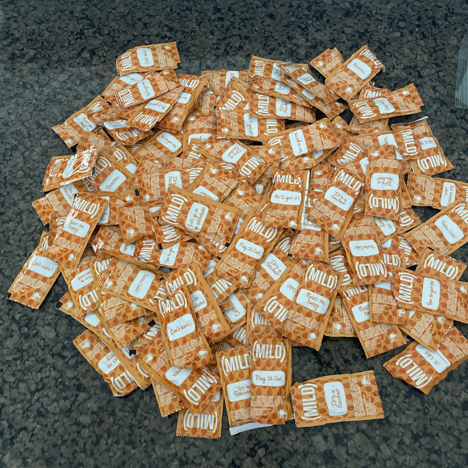 150 Taco Bell Sauce Packets Mild or requested swapping of other flavor 150 total eBay