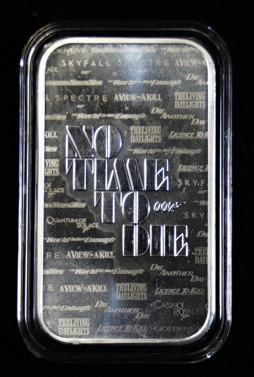 007 純銀バー 1オンス 007 純銀バー 1オンス 007 JAMES BOND SILVER BAR BU 1 OZ 999.9 - THE
