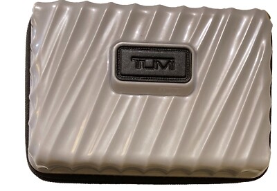 TUMI Delta for Delta HARD SHELL Travel Kit Case w/Accessories Included 6  x 4 