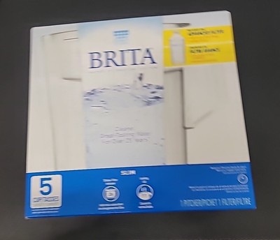 Brita Slim Pitcher - 5 Cups, White