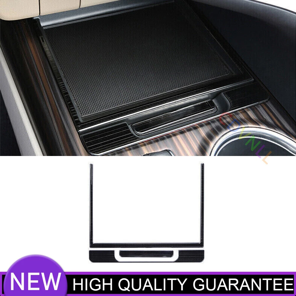 For Toyota Camry 2018-2022 Black Titanium Console Storage Box Frame Decor Trim