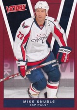 10-11 UPPER DECK VICTORY RED PARALLEL - MIKE KNUBLE #195 WASHINGTON CAPITALS