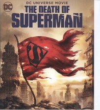 No Disc No Case ORIGINAL COVER ART Death Superman 2018 Blu-ray Cover Animation