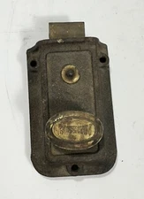 Old Russwin Cast Iron Thumbturn Deadbolt Door Lock