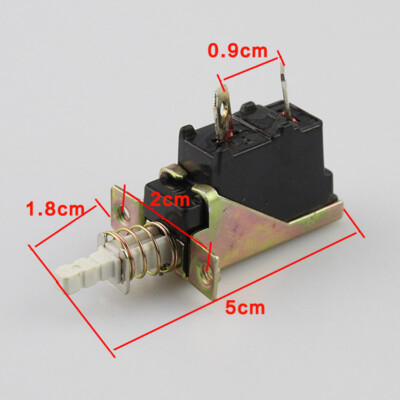 5Pcs Electric Heater Switch 2 Pins Push Button Power Switch KDC-A04-2(88)