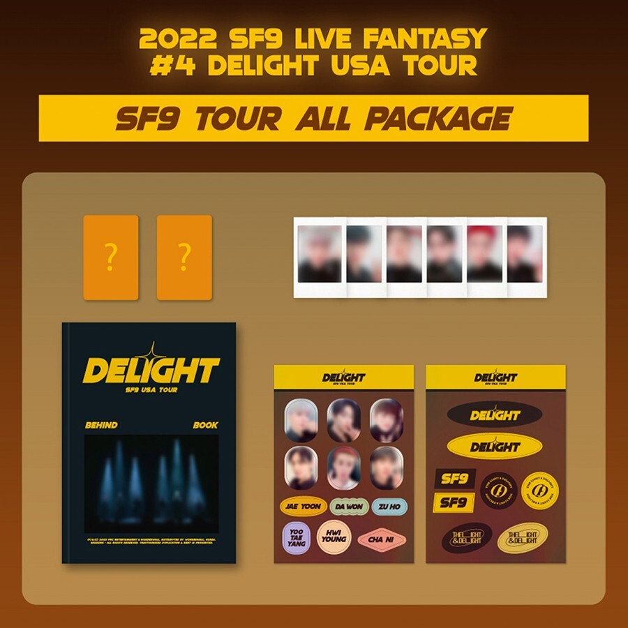 SF9 [2022 SF9 LIVE FANTASY #4 DELIGHT USA TOUR] ALL PACKAGE/Book+