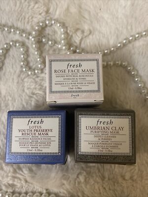 Fresh Mini Loves Mask Set (3 Pcs) NIB