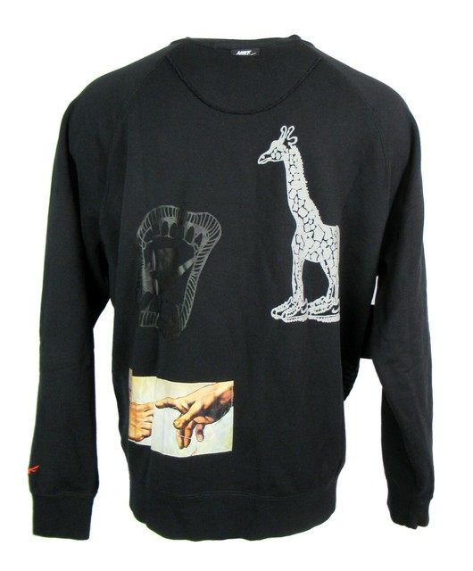 mens black nike crew neck sweatshirt