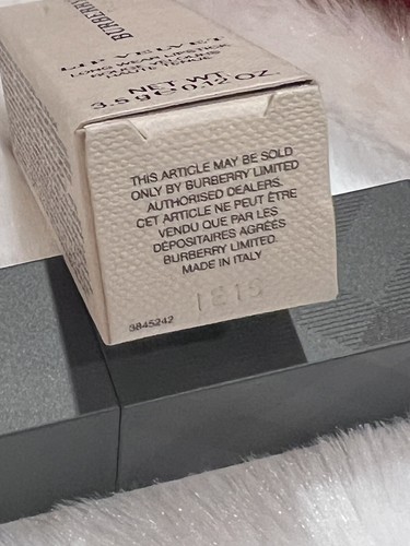 RARE Burberry Lip Velvet Long Wear Lipstick No. 310 MILITARY RED 0.12 oz NIB - Picture 6 of 6