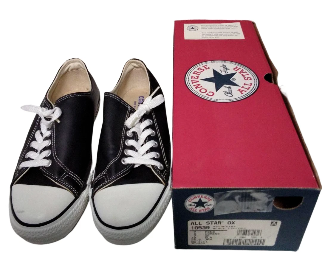 Converse 90s All Star Asymmetrical Leather One Star Vintage Size 7 Made in USA