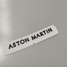 For Aston Martin Script Badge Rear Emblem Glossy Black Jy53-001b40-aa1pcs For Aston Martin Script Badge Rear Emblem Glossy Black Jy53-001b40-aa1pcs