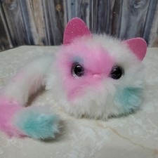 Pomsies Loveable Wearable Pom-Pom Pets Interactive Light Up Sound Used Tie Dye