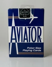 VTG Aviator Poker Size Playing Cards #914 Factory Sealed Deck Made in the USA