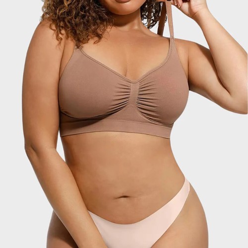 Damen Bügelloser Shaping BH Bequemer Bügel BH Nahtlos Sport BH - Bild 10 von 28