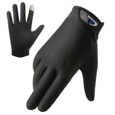 Vollfinger-Handschuhe für Herren, Touchscreen, Mesh, Sport, Radfahren, Handhands
