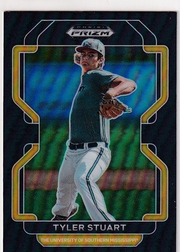 2022 PRIZMS BLACK RC TYLER STUART NEW YORK METS PRIZM ROOKIE BASEBALL #-109