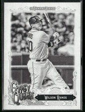 2017 Topps Gypsy Queen Black & White Parallel /50 #152 - Wilson Ramos - Rays!