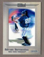 ADRIAN HERNANDEZ 2001 Fleer Showcase LEGACY AC RC #02/50 Rookie Card Yankees