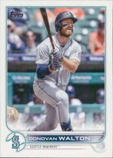 2022 Topps Update #US242 Donovan Walton Seattle Mariners