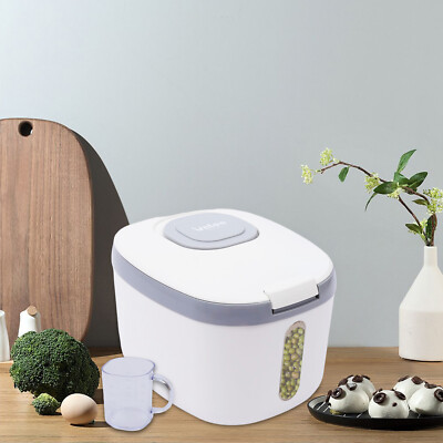 5kg luftdichter Vorratsbeh?lter f��r Reis gro?e Mehlbox Reisspender mit Tasse
