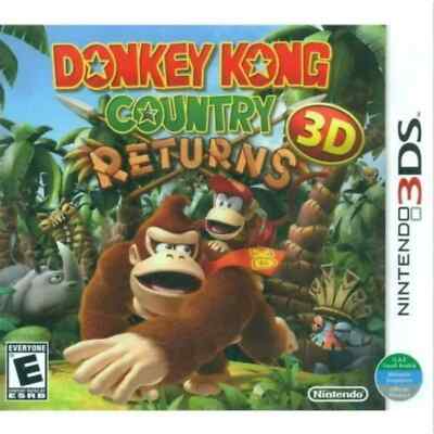 Donkey Kong Country Returns 3D Nintendo 3DS New Sealed