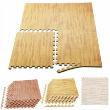 Exercise Floor Mat Soft Foam Puzzle Interlocking Tiles Workout Equipment Garage