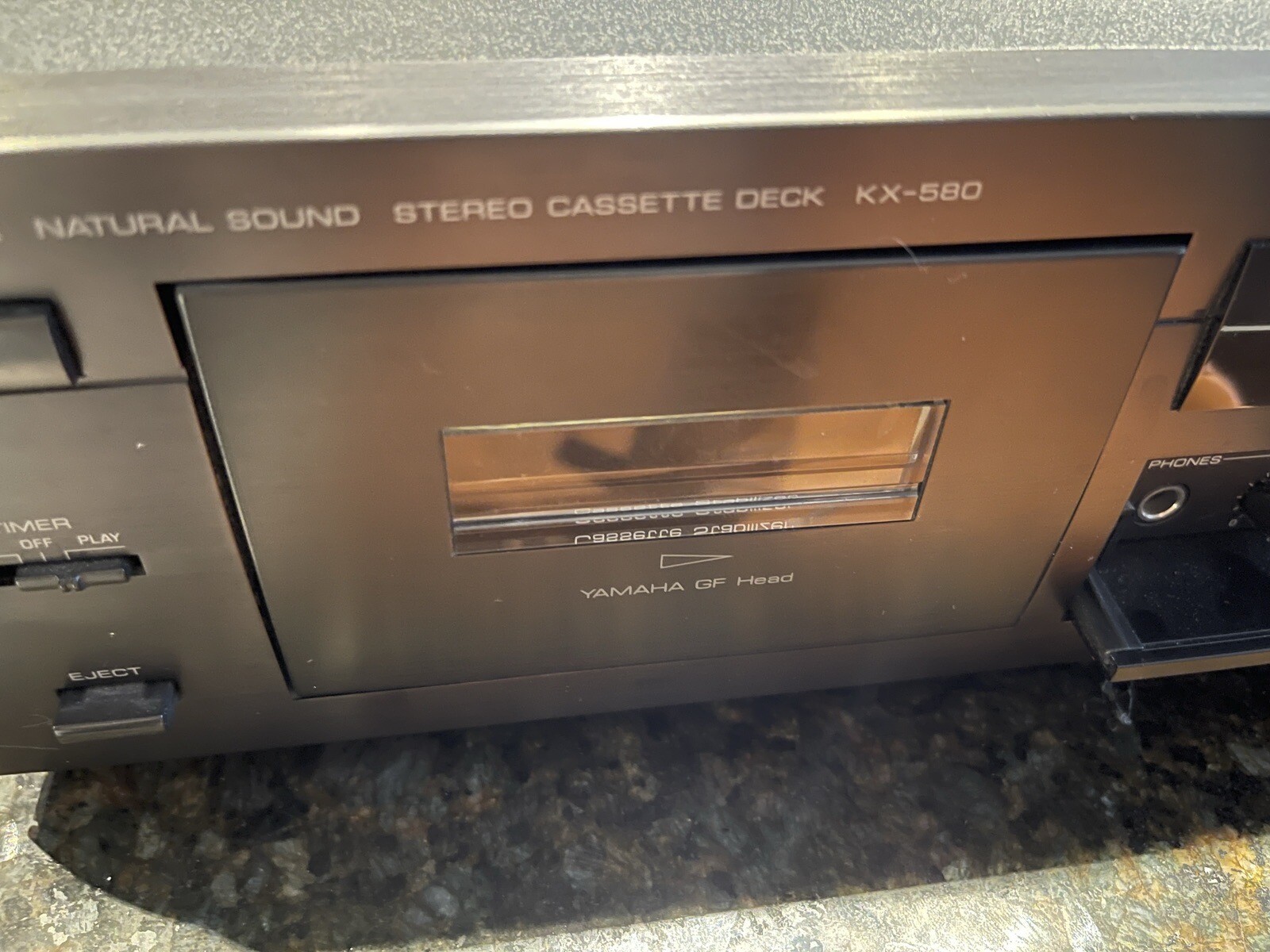 Yamaha KX580 Stereo Cassette Deck Works but READ LOUD SQUEAL eBay