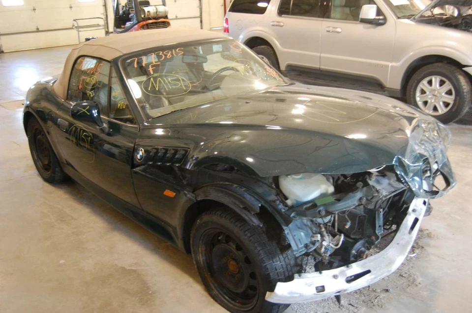 Cinturón de seguridad delantero para BMW Z3 RF 1998 NEGRO HEMBRA-PESTILLO LATERAL PRETENSIÓN Foto 2 de 4