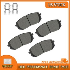 Front Ceramic Brake Pads For 2015-2024 Hyundai Kona Electric Sonata Kia Optima