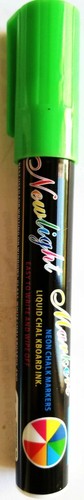Car Window LED Board Markers Washable Fluorescent Neon 4mm Tip 1 Marker/Pk, Sele - Picture 7 of 13