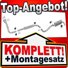 Auspuff für SEAT AROSA 1.7 SDI +Rohr Auspuffanlage