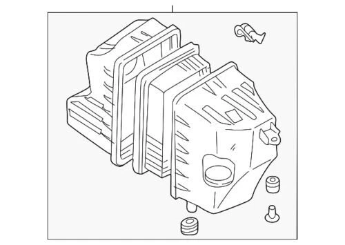 Genuine Ford Escape 2001-2004 Air Filter And Housing Assembly 3L8Z-9600-ARM
