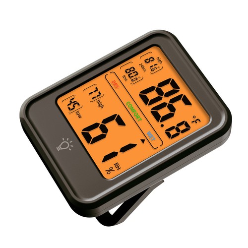 Indoor Thermometer Temperature Room Humidity Meter Magnetic Backlit Digital LCD - Picture 15 of 19