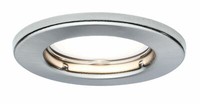 Paulmann Einbauleuchten Set Led Starr 1X4,5W 230V GU10 51Mm Eisen GebüRstet/Met