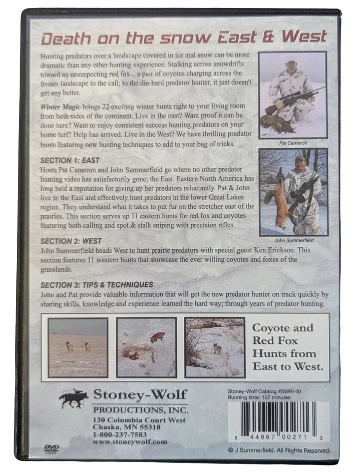 Winter Magic: 22 Exciting Predator Hunts From East to West (DVD) - Image 2 of 2