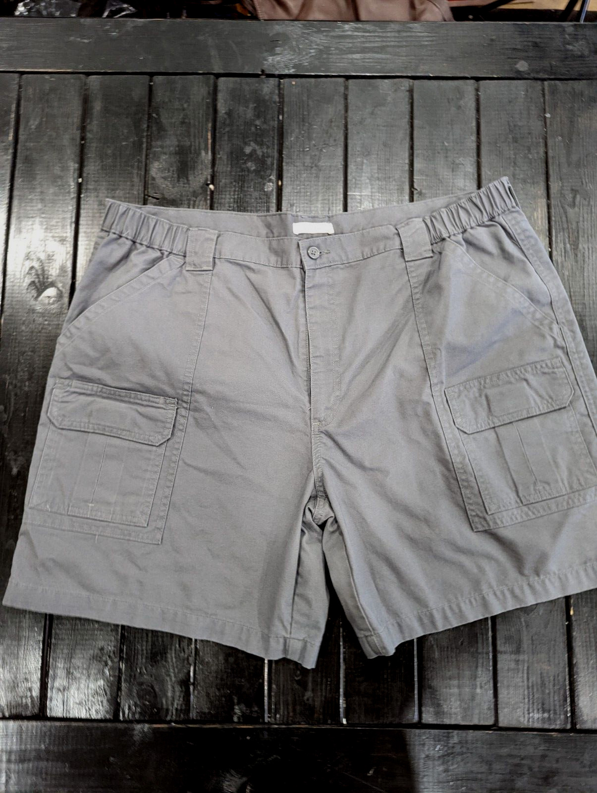 Savane Men's (44) Dark Grey Cargo Shorts Gem