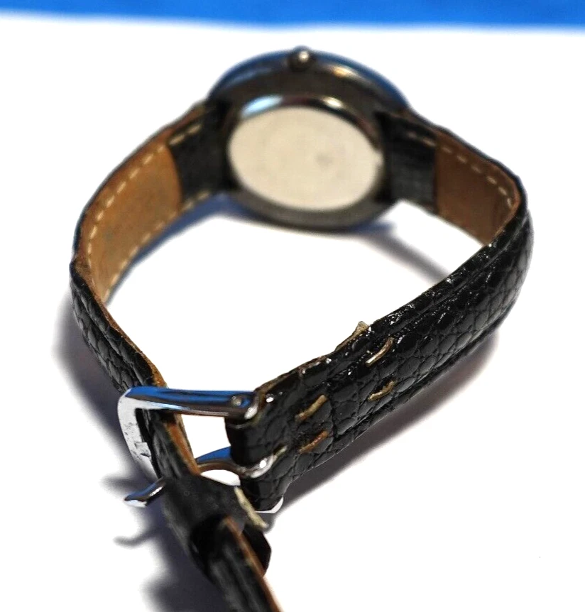 ECCLISSI STERLING SILVER WRISTWATCH WOMENS BLACK SNAKE BAND - Image 3 of 3