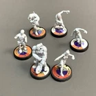 6PCS Solider Miniatures Earth Reborn Board Game Underground City Table-top Toys