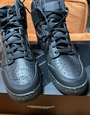 Size 11 - Nike Dunk High 1985 x Undercover Chaos - Black  display picture 3
