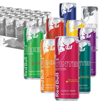 24 x RED Bull Energy EDITIONS inkl. Pfand 250ml | ALLE SORTEN!