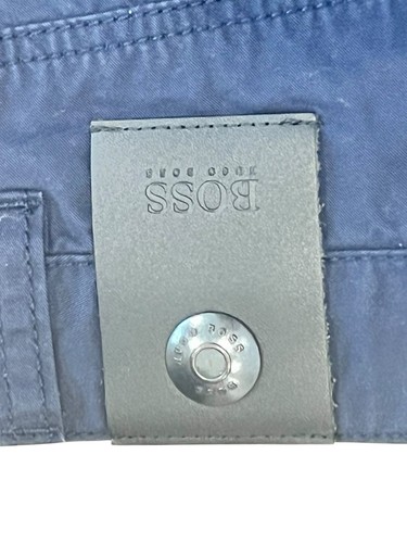 HUGO BOSS BOY'S XS 12 BERMUDA SHORTS NAVY BLUE ROLL CUFF COTTON POPLIN NWT $128 - Picture 13 of 17