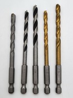 Makita 5-Teiliges Universal-Bohrer-Set FüR Holz,Metall,Stein,Beton D-23759 Neu
