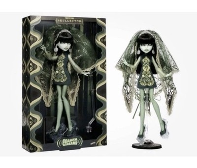 Monster High Scarah Screams Skullector Puppe Fang Club Exclusive 2026 IN HAND