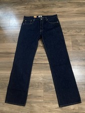 Levi's 501 Men's Original Fit Jeans - Blue, Straight Leg Button Fly Size 38x34