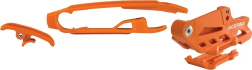 Kit Guía de Cadena y Deslizante Acerbis - Naranja Motocicleta Dirt Bike 2462630036 Foto 3 de 4