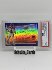 2020 CONTENDERS OPTIC JOE BURROW ROOKIE Winning Ticket Serial #’ed SSP PSA 9