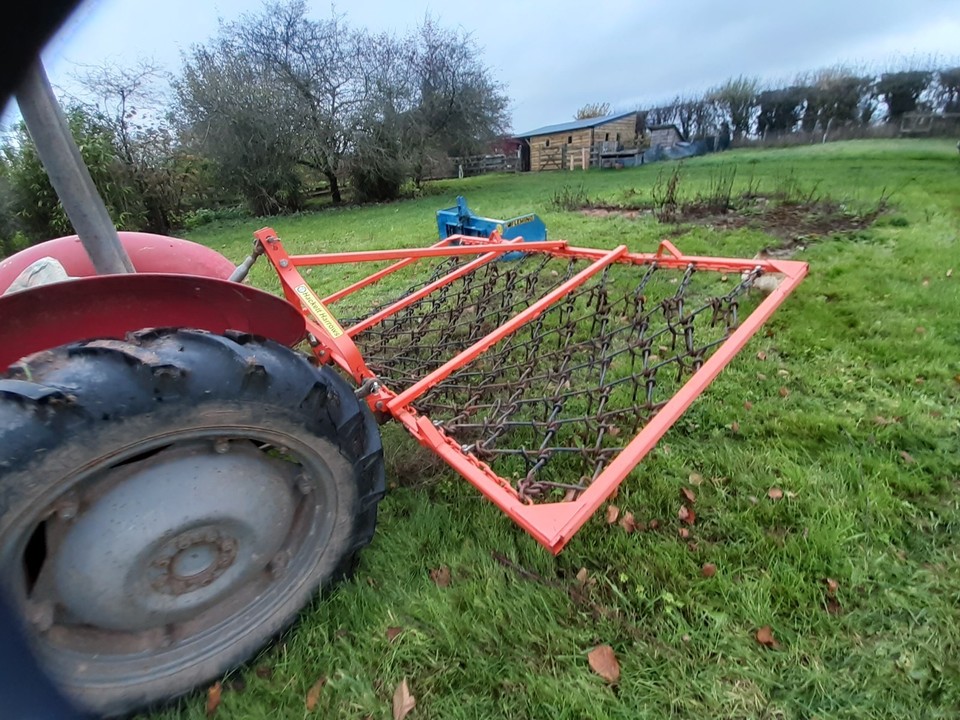 Chain Harrow William Hackett Folding Mounted 9ft x 5ft 6ins | eBay UK
