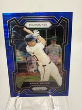 2024 Panini Prizm - Brock Wilken #122 Blue Pulsar Prizm /75