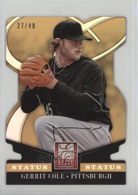 2014 Panini Donruss Elite Status Gold Die-Cut 27/49 Gerrit Cole #40 04br